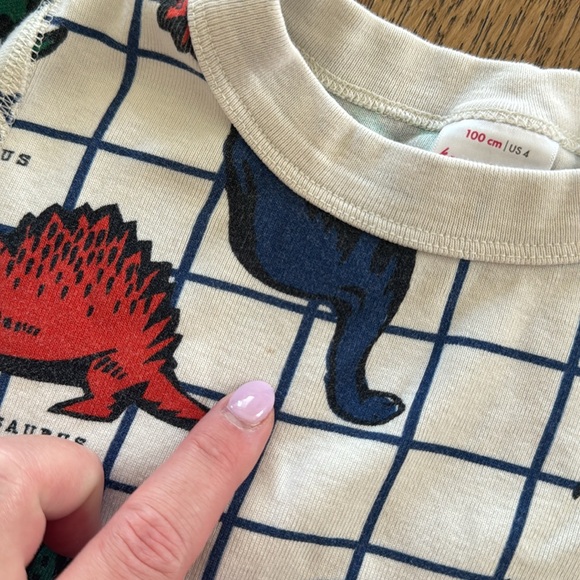Hanna Andersson dinosaur pajama top - Picture 4 of 4